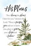 Wood Plaque - For I know the Plans Jeremiah 29:11